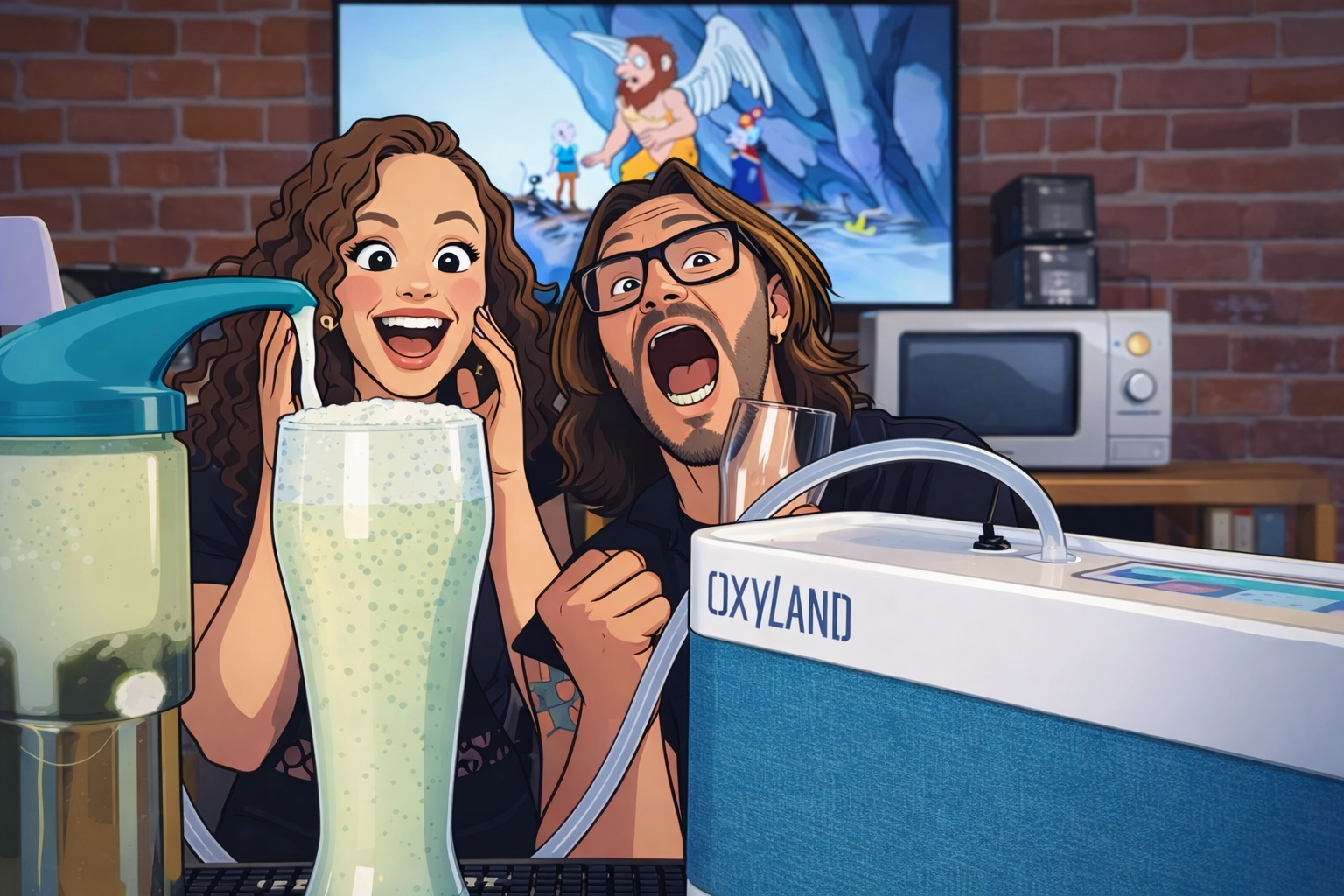 OXYLAND x ДЖОННИ: лимитированный набор для эффектной подачи напитков